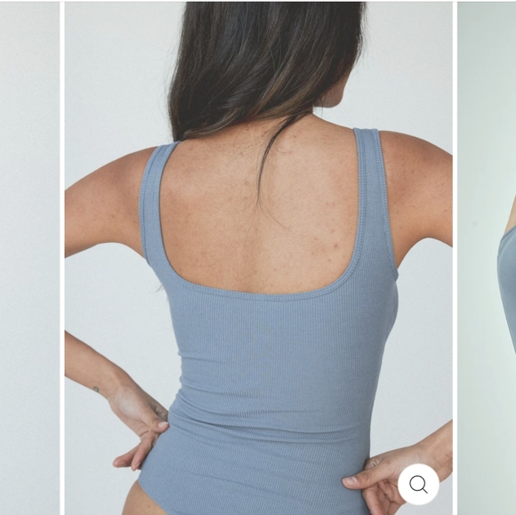 Square Neck Tank Brami Bodysuit - Picture 4 of 4